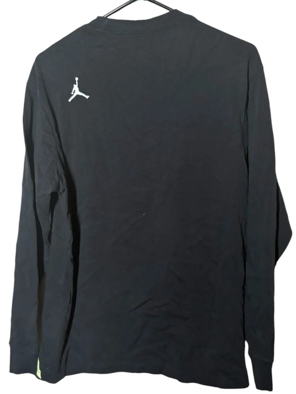 Jordan Men’s Black Long-Sleeve Graphic Shirt - Multicolor Print Small